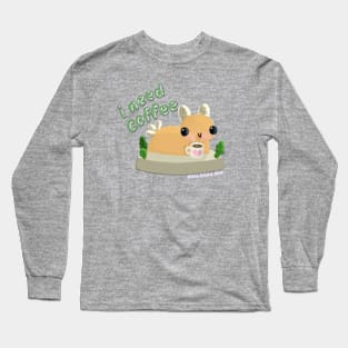 Coffee sea bunny Long Sleeve T-Shirt